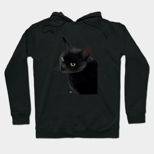 Cool Black Cat Hoodie